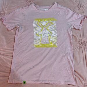 pink dutch bros size large t-shirt